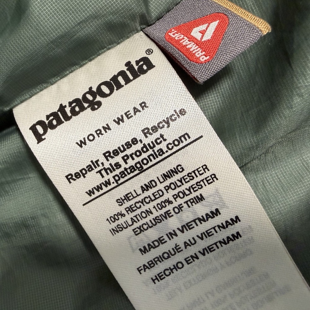 Patagonia Nano Puff Jacket Womens Size XS Green Quilted Primaloft DWR Zip Up - Picture 9 of 13